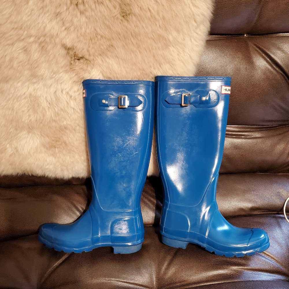 HUNTER EUC tall rain boots - Picture 6 of 8